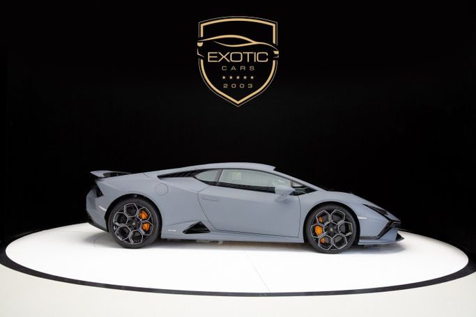Used Lamborghini Huracán Tecnica I Facelift, 5.2 l, 2024 in Dubai by Exotic Cars, Grey color. GCC Specs | AUTO.AE