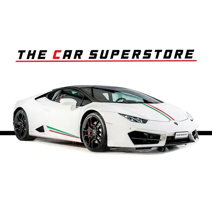 Подержанный Lamborghini Huracán LP 610-4 I, 5.2 л, 2017 в Дубае от The Car Superstore Белый цвет. Японская | AUTO.AE | Объявление #264164