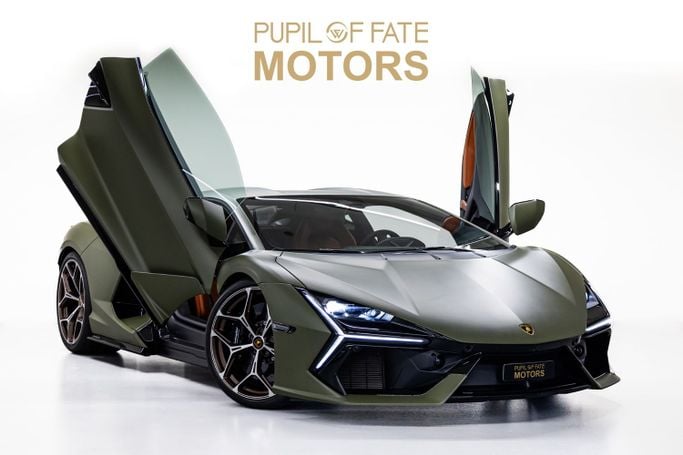 مستعملة Lamborghini Revuelto, 6.5 l, 2024 في في دبي من PUPIL OF FATE MOTORS، اللون أخضر. مواصفات الخليج | AUTO.AE