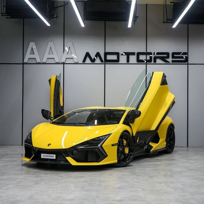 Подержанный Lamborghini Revuelto, 6.5 л, 2024 в Дубае от AAA Motors Желтый цвет. GCC | AUTO.AE