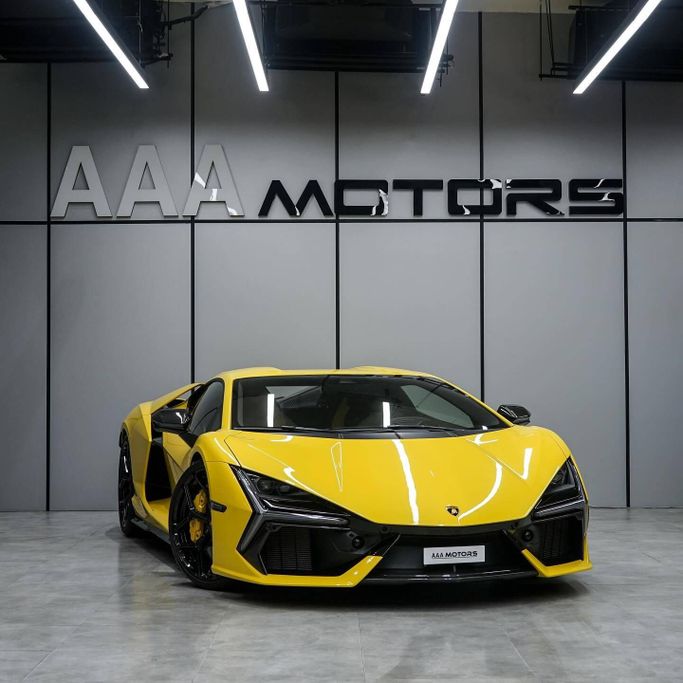 Подержанный Lamborghini Revuelto, 6.5 л, 2024 в Дубае от AAA Motors Желтый цвет. GCC | AUTO.AE