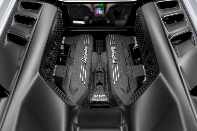 New Lamborghini Revuelto, 6.5 l, 2025 in Dubai by PUPIL OF FATE MOTORS, Silver color. GCC Specs | AUTO.AE