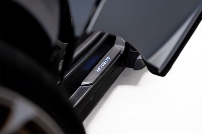 New Lamborghini Revuelto, 6.5 l, 2025 in Dubai by PUPIL OF FATE MOTORS, Silver color. GCC Specs | AUTO.AE