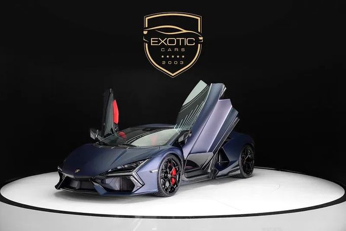New Lamborghini Revuelto, 6.5 l, 2024 in Dubai by Exotic Cars, Blue color. GCC Specs | AUTO.AE