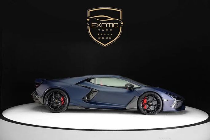 New Lamborghini Revuelto, 6.5 l, 2024 in Dubai by Exotic Cars, Blue color. GCC Specs | AUTO.AE