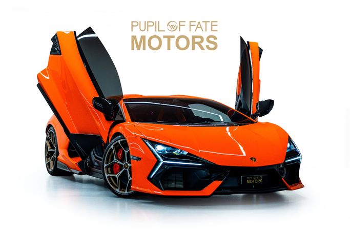 مستعملة Lamborghini Revuelto, 6.5 l, 2024 في في دبي من PUPIL OF FATE MOTORS، اللون برتقالي. مواصفات الخليج | AUTO.AE
