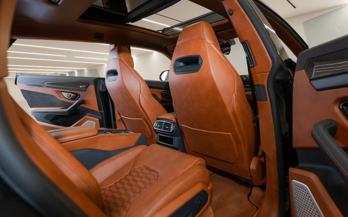Lamborghini Urus I, 2022 sport suv 5 dr. for rent in Dubai by POF RENTAL, black color | AUTO.AE