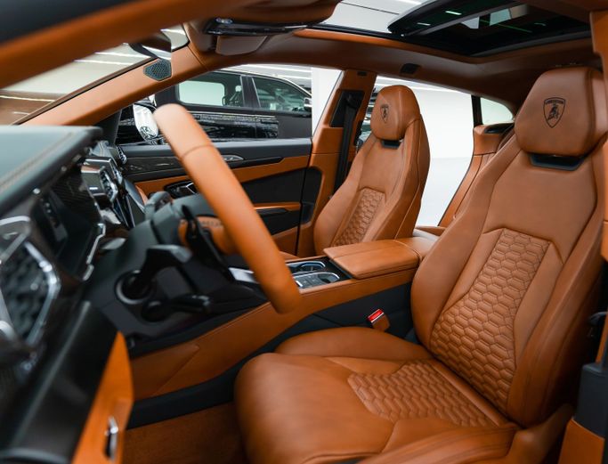 Lamborghini Urus I, 2022 sport suv 5 dr. for rent in Dubai by POF RENTAL, black color | AUTO.AE