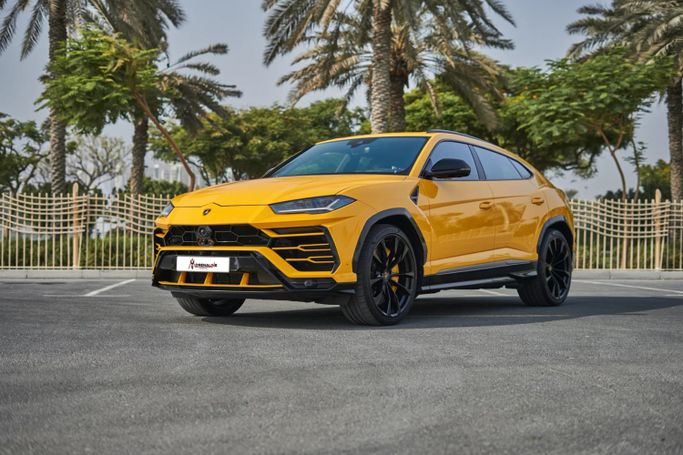 Lamborghini Urus Performante I Facelift, 2023 sport suv 5 dr. s for rent in Dubai by ACR DXB, yellow color | AUTO.AE