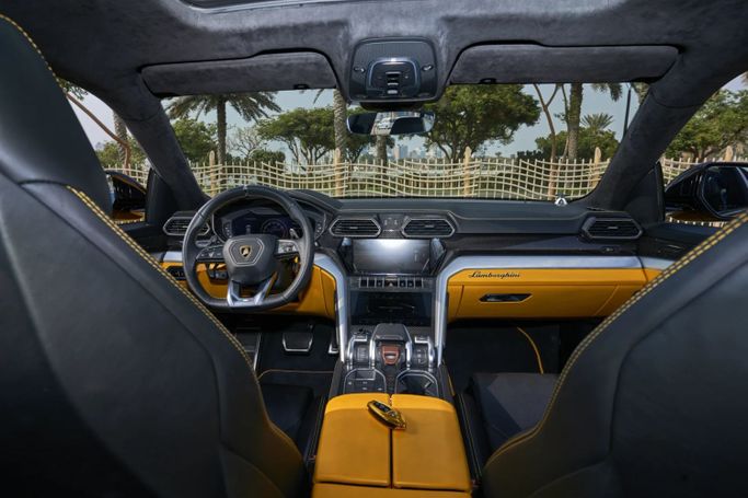Lamborghini Urus Performante I Facelift, 2023 sport suv 5 dr. s for rent in Dubai by ACR DXB, yellow color | AUTO.AE