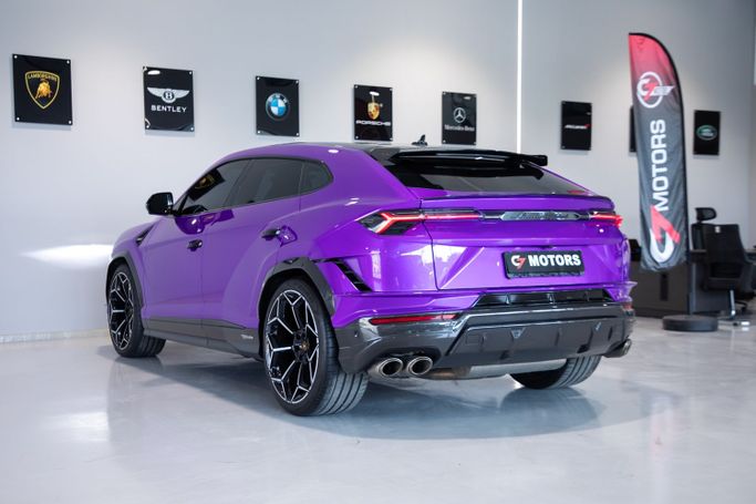 Подержанный Lamborghini Urus Performante I Рестайлинг, 4.0 л, 2024 в Дубае от C7 Motors Фиолетовый цвет. Корейская | AUTO.AE
