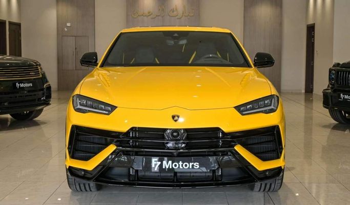 New Lamborghini Urus Performante I Facelift, 4.0 l, 2024 in Dubai by F7 Motors, Yellow color. European Specs | AUTO.AE