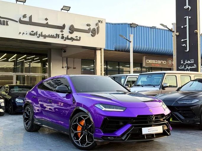 Used Lamborghini Urus Performante I Facelift, 4.0 l, 2024 in Dubai by Auto Bank Motors, Purple color. Korean Specs | AUTO.AE