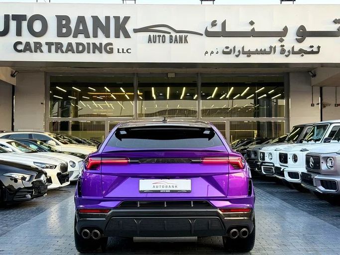 Used Lamborghini Urus Performante I Facelift, 4.0 l, 2024 in Dubai by Auto Bank Motors, Purple color. Korean Specs | AUTO.AE
