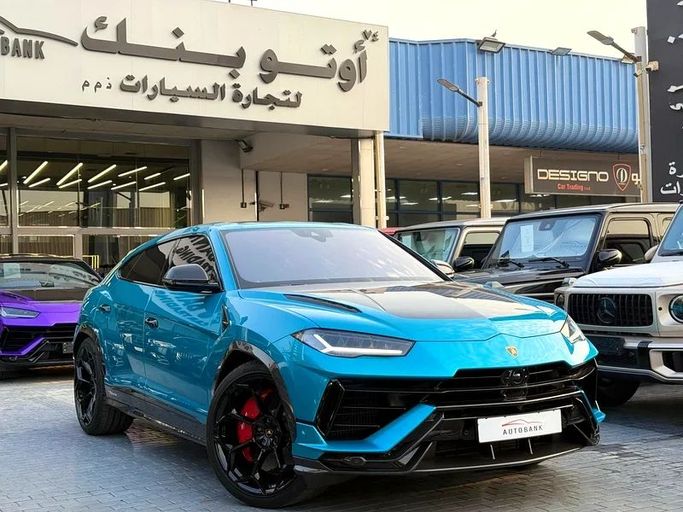 Used Lamborghini Urus Performante I Facelift, 4.0 l, 2024 in Dubai by Auto Bank Motors, Light Blue color. Korean Specs | AUTO.AE