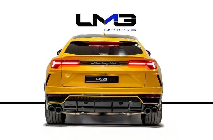 Used Lamborghini Urus I, 4.0 l, 2021 in Dubai by LMG Motors, Yellow color. Japanese Specs | AUTO.AE