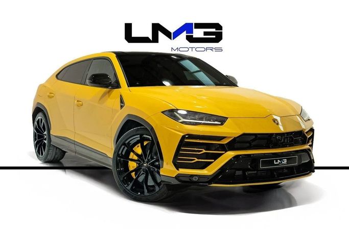Used Lamborghini Urus I, 4.0 l, 2021 in Dubai by LMG Motors, Yellow color. Japanese Specs | AUTO.AE