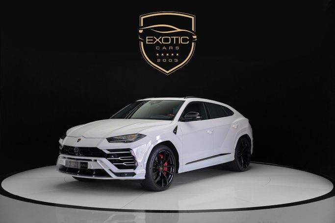 Used Lamborghini Urus I, 4.0 l, 2020 in Dubai by Exotic Cars, White color. GCC Specs | AUTO.AE