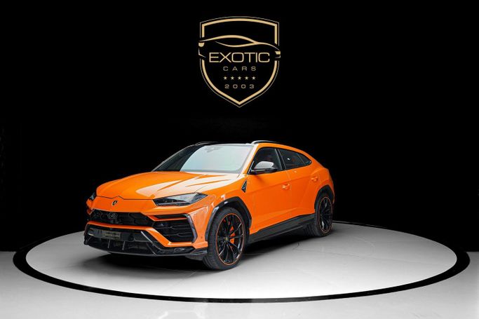 مستعملة Lamborghini Urus I, 4.0 l, 2021 في في دبي من Exotic Cars، اللون برتقالي. مواصفات الخليج | AUTO.AE