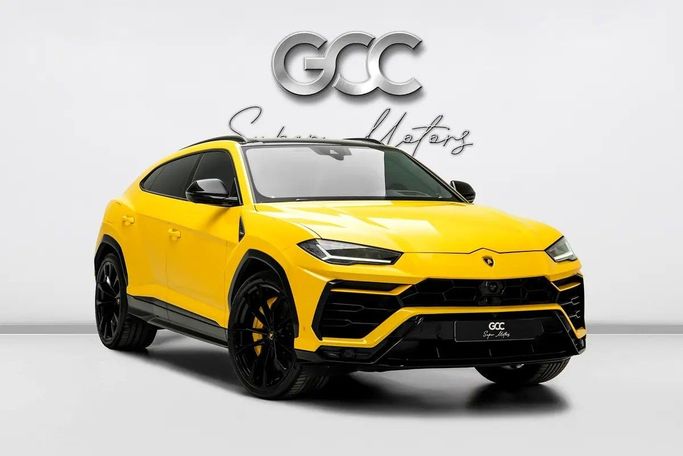 Used Lamborghini Urus I, 4.0 l, 2021 in Dubai by GCC Super Motors, Yellow color. GCC Specs | AUTO.AE
