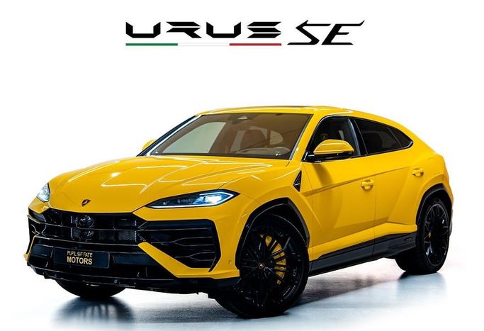 جديدة Lamborghini Urus Se أنا فيس ليفت, 4.0 l, 2025 في في دبي، اللون أصفر. المواصفات الأوروبية | AUTO.AE
