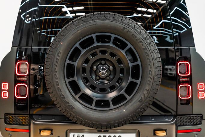 Land Rover Defender Octa II, 2025 standard suv 5 dr. 110 for rent in Dubai by POF RENTAL, black color | AUTO.AE