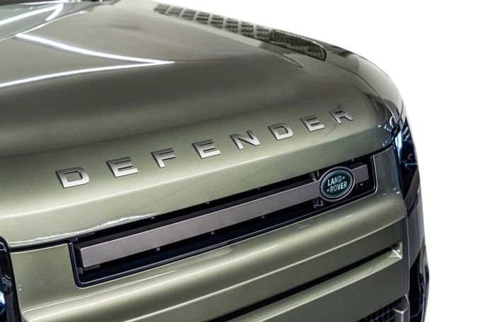 New Land Rover Defender 110 II, 3.0 l, 2025 in Dubai by PUPIL OF FATE MOTORS, Green color. GCC Specs | AUTO.AE