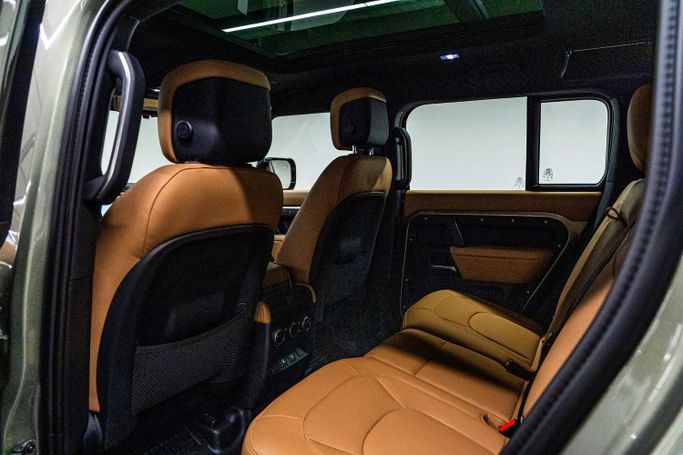 New Land Rover Defender 110 II, 3.0 l, 2025 in Dubai by PUPIL OF FATE MOTORS, Green color. GCC Specs | AUTO.AE