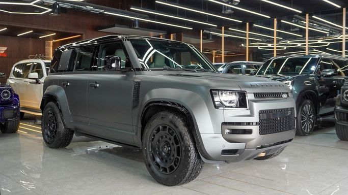 New Land Rover Defender P400 II, 3.0 l, 2025 in Dubai by Najem Motors, Grey color. GCC Specs | AUTO.AE