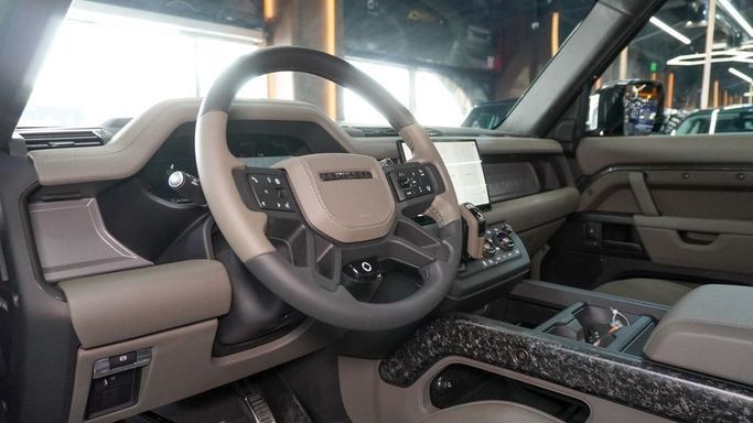 New Land Rover Defender P400 II, 3.0 l, 2025 in Dubai by Najem Motors, Grey color. GCC Specs | AUTO.AE