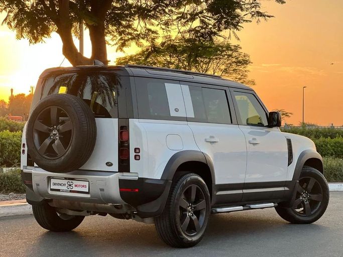 Used Land Rover Defender 130 II, 3.0 l, 2023 in Dubai by Drivenchy Motors, White color. GCC Specs | AUTO.AE