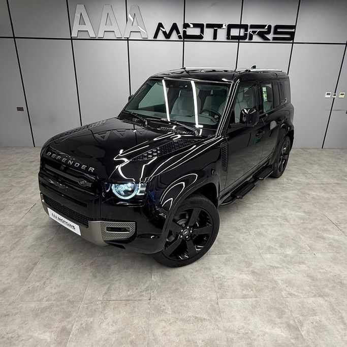 New Land Rover Defender P400 II, 3.0 l, 2025 in Dubai by AAA Motors, Black color. GCC Specs | AUTO.AE