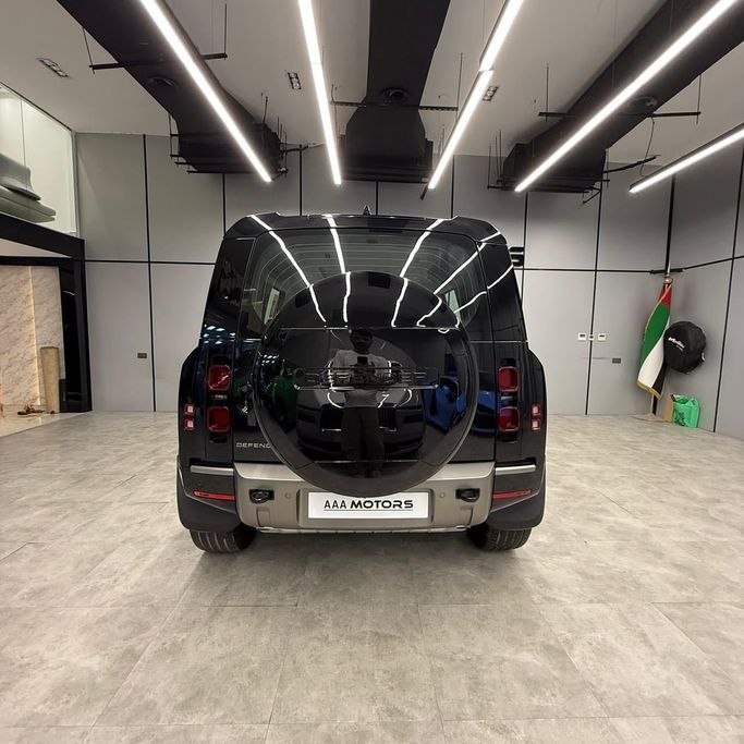 New Land Rover Defender P400 II, 3.0 l, 2025 in Dubai by AAA Motors, Black color. GCC Specs | AUTO.AE