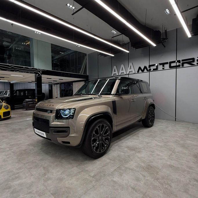New Land Rover Defender Octa II, 4.4 l, 2025 in Dubai by AAA Motors, Beige color. European Specs | AUTO.AE