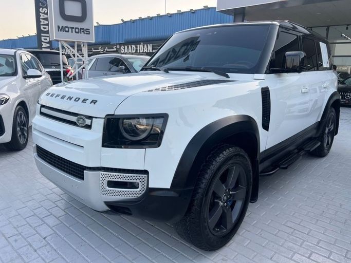 Used Land Rover Defender 110 II, 3.0 l, 2020 in Dubai by Quatro Motors, White color.  | AUTO.AE