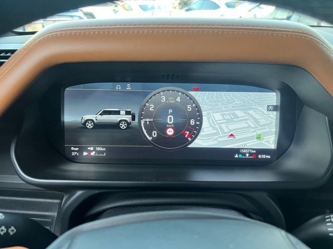 Used Land Rover Defender 110 II, 3.0 l, 2020 in Dubai by Quatro Motors, White color.  | AUTO.AE