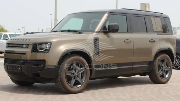 New Land Rover Defender 110 II, 3.0 l, 2023 in Dubai by Falcons GT Motors FZCO, Brown color. Other | AUTO.AE
