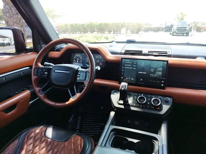 Used Land Rover Defender 110 II, 3.0 l, 2022 in Dubai by Space Motors, Black color. European Specs | AUTO.AE
