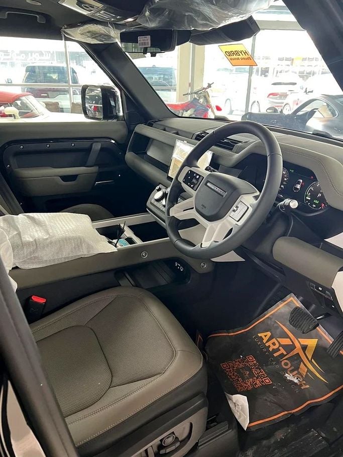 New Land Rover Defender P400 II, 3.0 l, 2025 in Dubai by Space Motors, Black color. European Specs | AUTO.AE