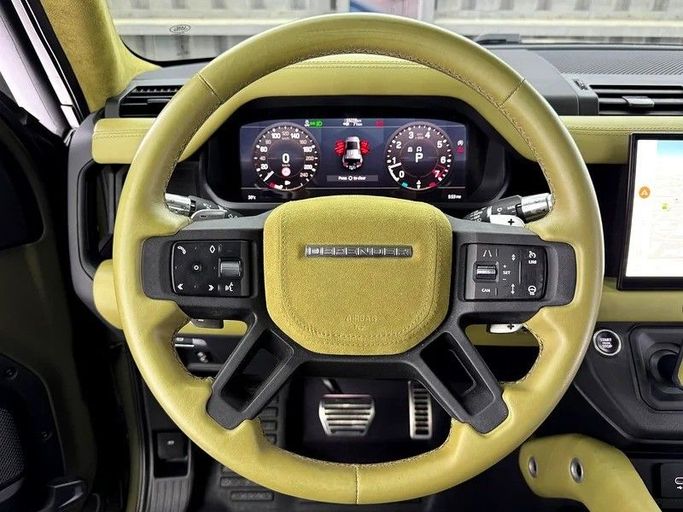 Used Land Rover Defender 110 II, 5.0 l, 2022 in Dubai by Zeus Motors, Green color. European Specs | AUTO.AE