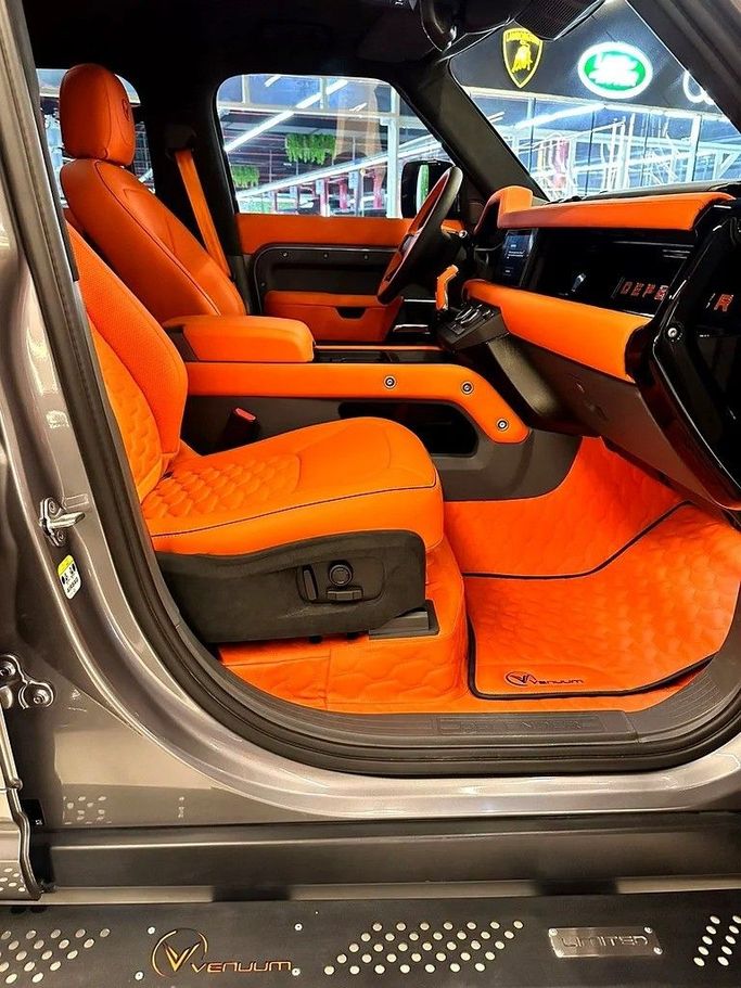 Used Land Rover Defender 110 II, 3.0 l, 2023 in Dubai by GE Motors, Grey color. European Specs | AUTO.AE