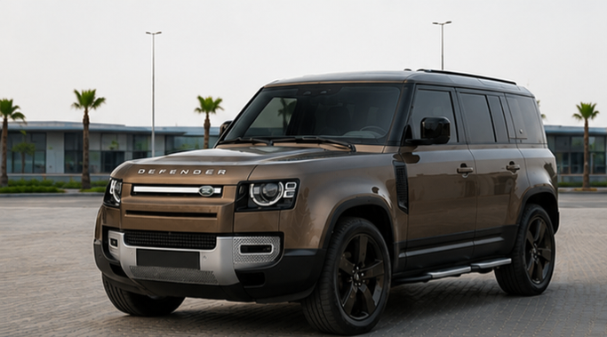 مستعملة Land Rover Defender 110 ثانياً, 2.0 l, 2023 في في دبي، اللون بني. مواصفات الخليج | AUTO.AE | إعلان #265607