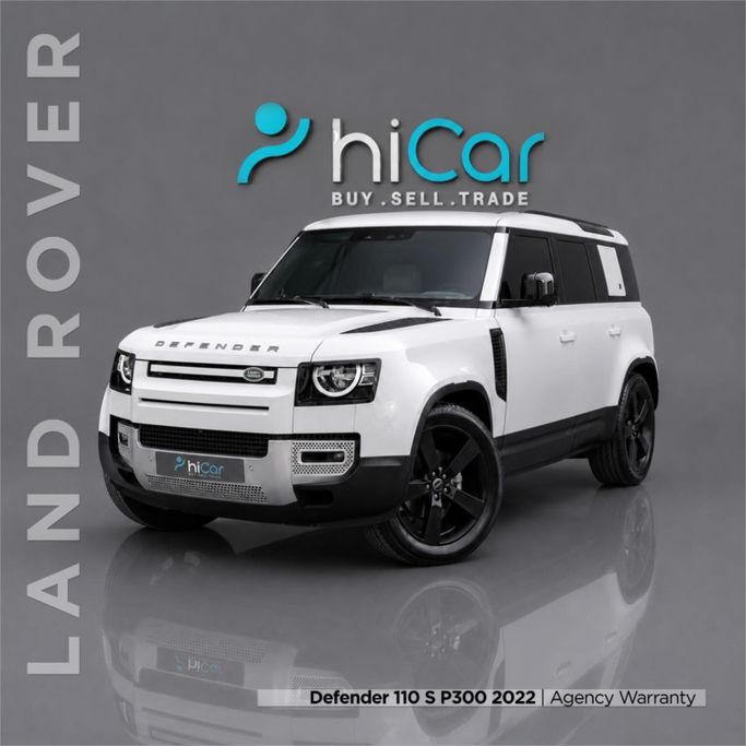Used Land Rover Defender 110 II (L663), 2.0 l, 2022 in UAE, Dubai by Hi Car Approved Pre-Owned Cars Showroom, White color.  | AUTO.AE | Listing #278755