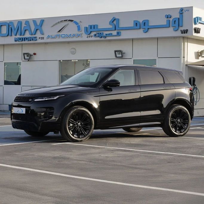 New Land Rover Range Rover Evoque P200 MHEV Long II Facelift, 2.0 l, 2024 in Dubai by Auto Max Group, Black color. European Specs | AUTO.AE