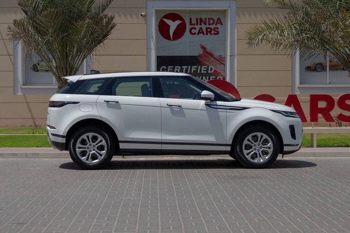 Used Land Rover Range Rover Evoque P200 II, 2.0 l, 2020 in Dubai by Linda Cars, White color. GCC Specs | AUTO.AE