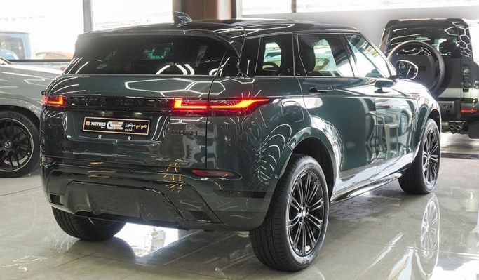 New Land Rover Range Rover Evoque P250 II Facelift, 2.0 l, 2024 in Dubai by Najem Motors, Green color. Chinese Specs | AUTO.AE