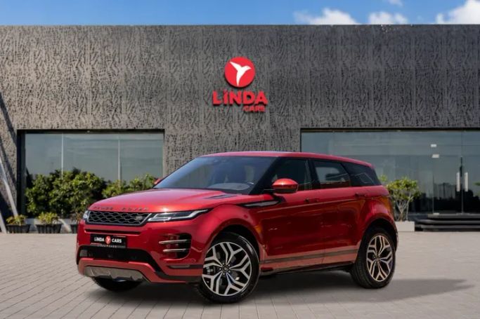 Подержанный Land Rover Range Rover Evoque P250 II, 2.0 л, 2020 в Дубае от Linda Cars Красный цвет. GCC | AUTO.AE | Объявление #265502