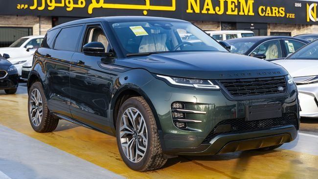 جديدة Land Rover Range Rover Evoque P250 فيس ليفت الثاني, 2.0 l, 2025 في في الإمارات, دبي من GT MOTORS، اللون أخضر. مواصفات الخليج | AUTO.AE | إعلان #273316