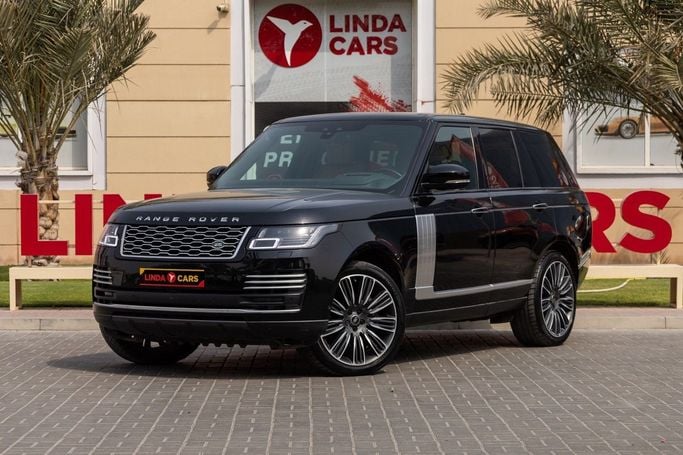 Подержанный Land Rover Range Rover P525 IV Рестайлинг, 5.0 л, 2019 в Дубае от Linda Cars Черный цвет. Европейская | AUTO.AE