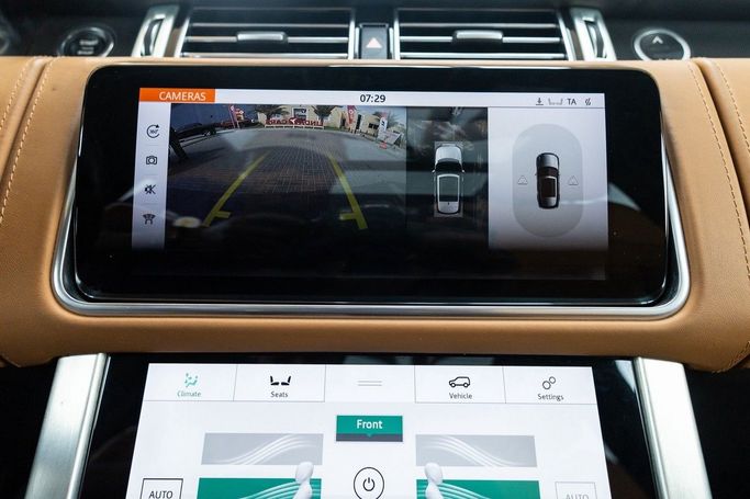 Подержанный Land Rover Range Rover P525 IV Рестайлинг, 5.0 л, 2019 в Дубае от Linda Cars Черный цвет. Европейская | AUTO.AE